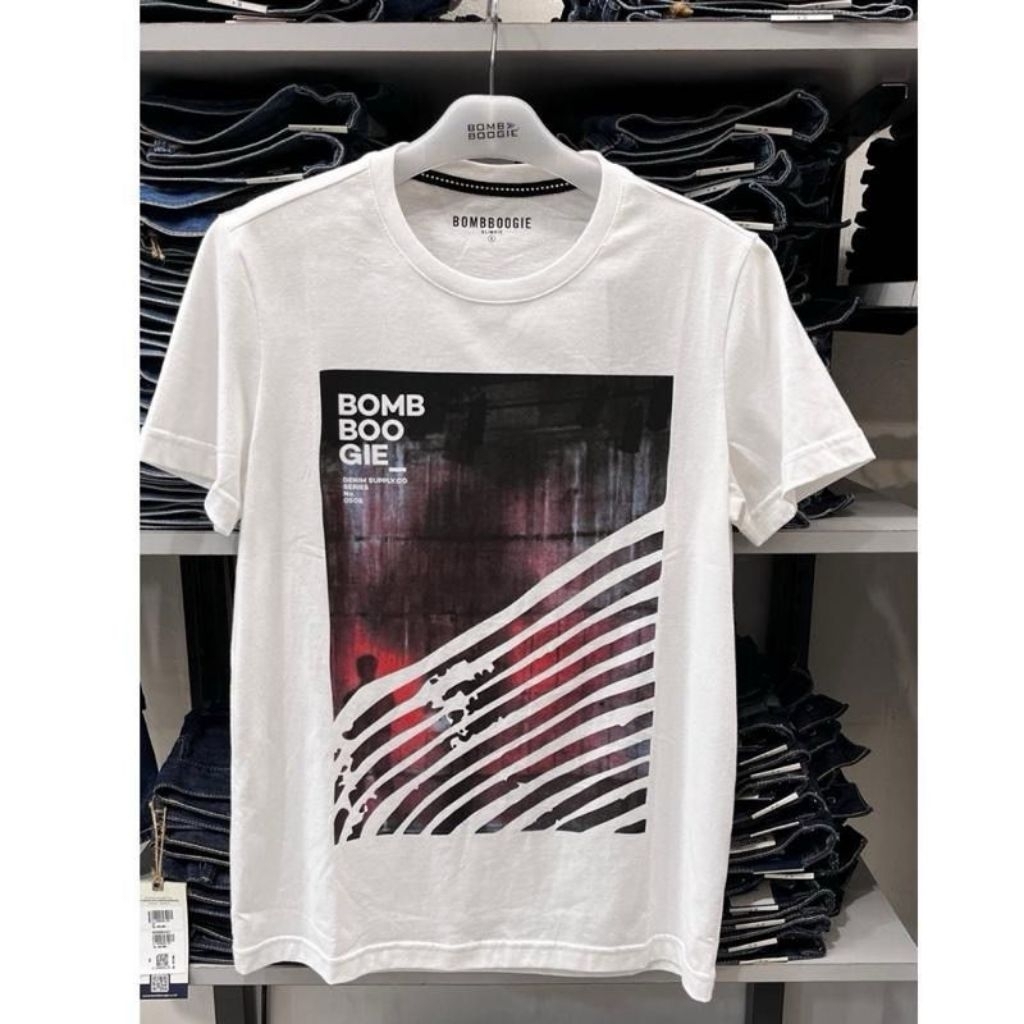 BOMBBOOGIE - T SHIRT/KAOS PRIA REGULER/SLIMFIT