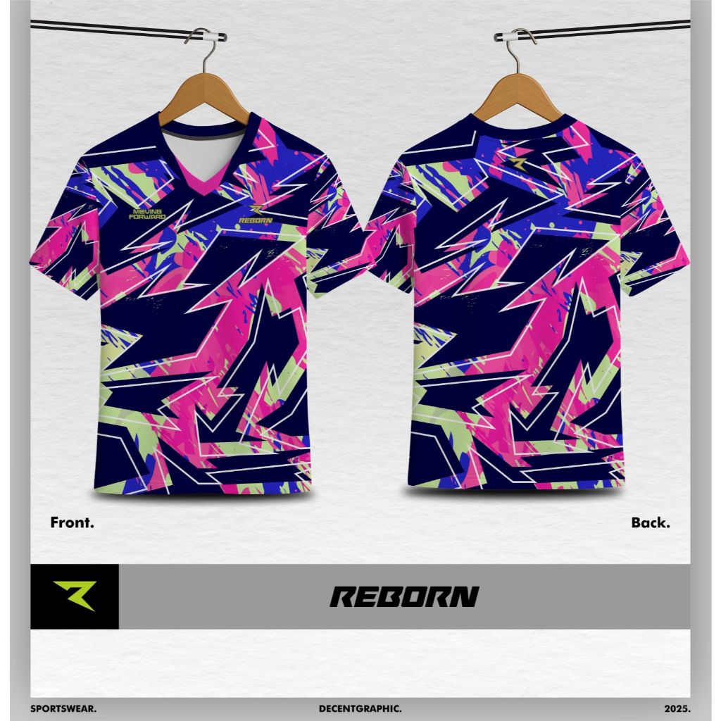 Kaos Jersey Olahraga Tenis Meja Pria Wanita