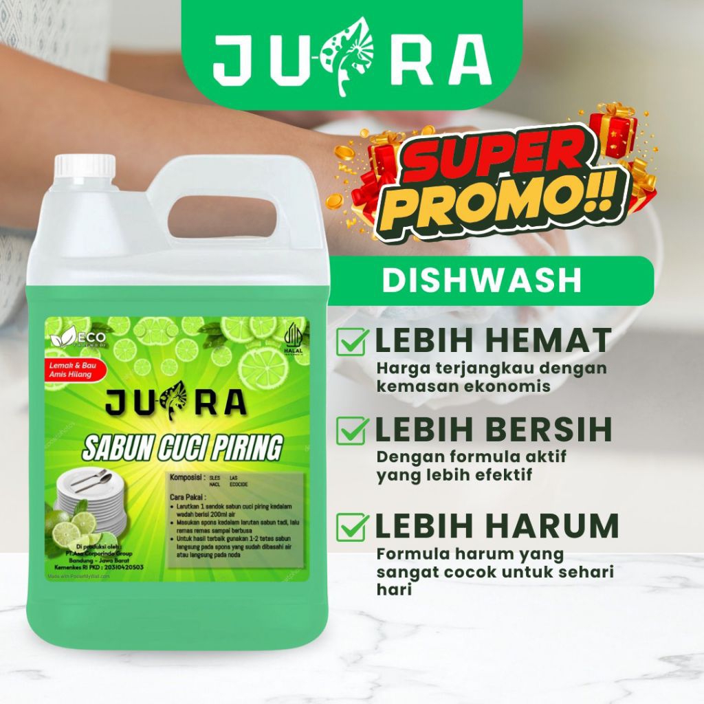 Sabun Cuci Piring Promo 5 Liter - Sabun Cuci Piring 5 Liter JUARA