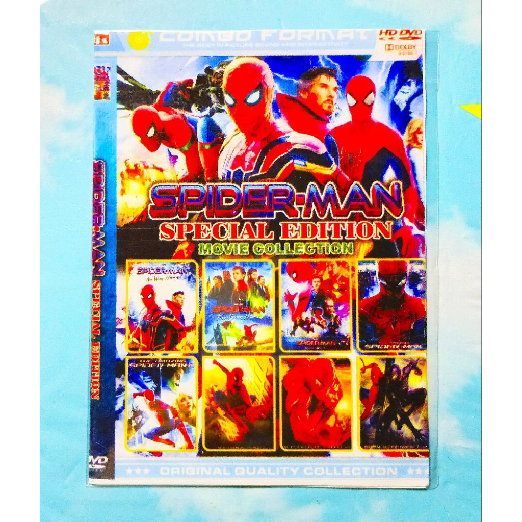 Kaset film spiderman koleksi isi 8 judul film pilihan terbaru