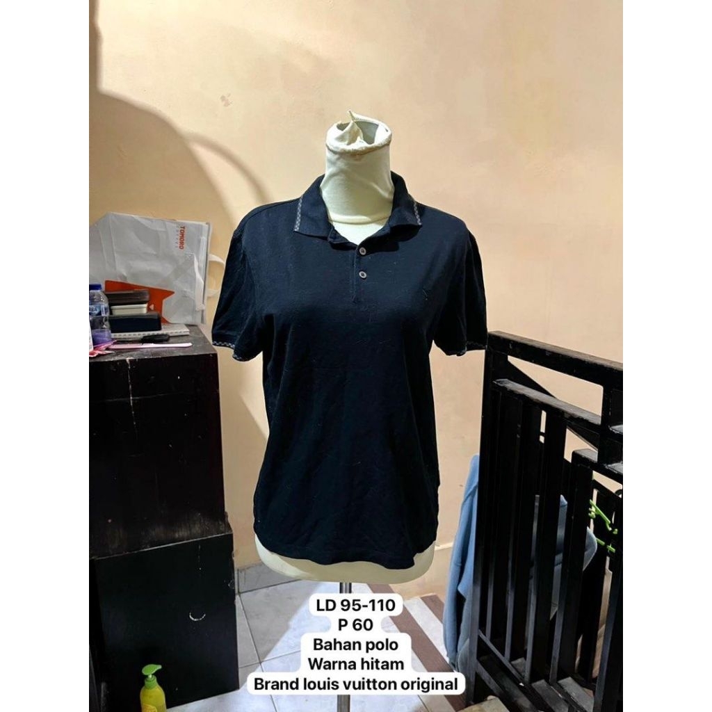 Polo Shirt Kaos Kerah Louis Vuitton