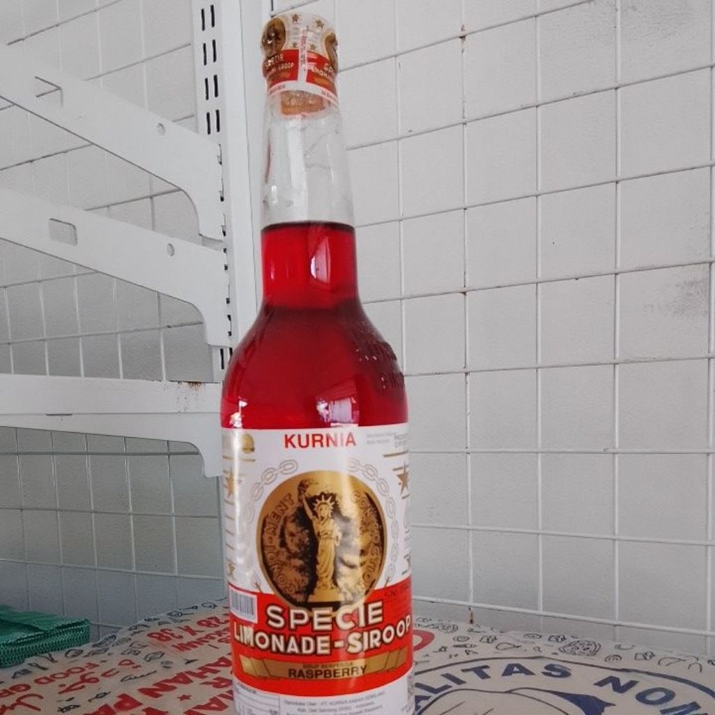 Sirup Kurnia Cap Patung 600ml Rasa Rasbery