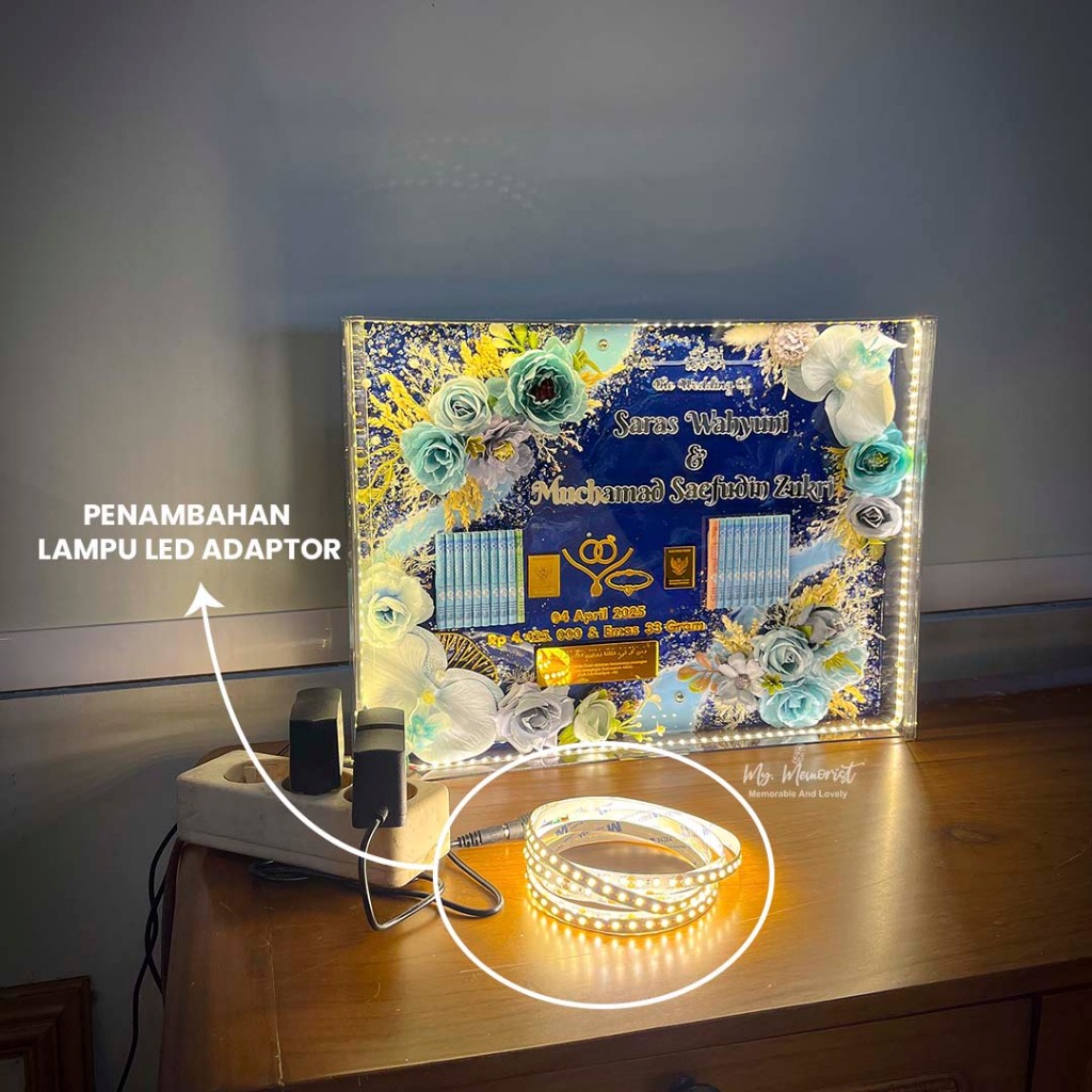 Link Khusus Tambahan Lampu Mahar Laser dan Mahar Botanique (Tambahan Lampu Mahar) & Jam Mahar Rustic