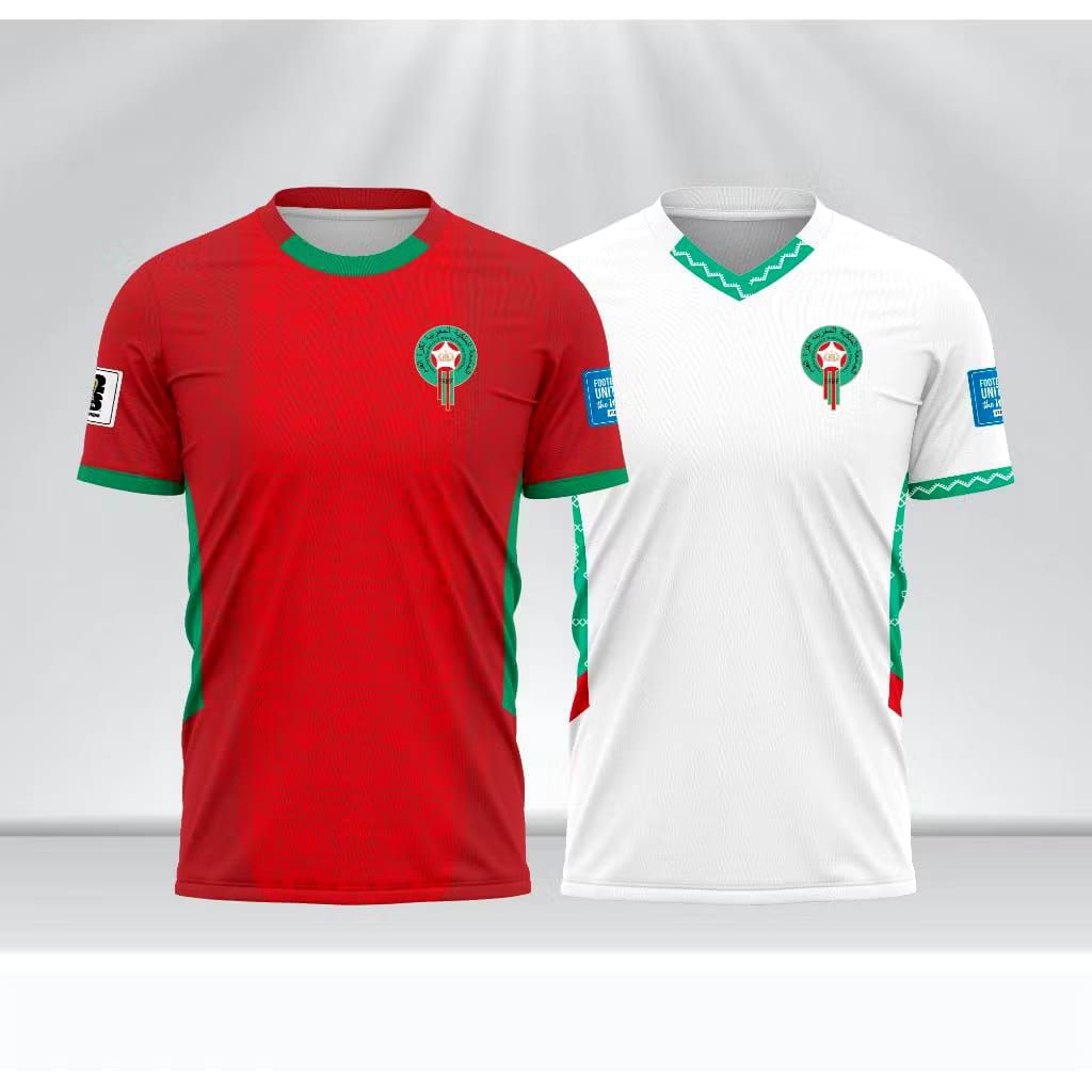 JERSEY MOROCCO MAROKO HOME AWAY 2026 GRATIS NAMA DAN NOMOR PUNGGUNG