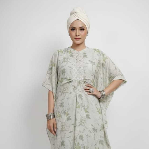 Eprise Kaftan N - AP1436B GREEN | Gaun Maxi Wanita Muslim | Dress Kaftan | Dress Lebaran