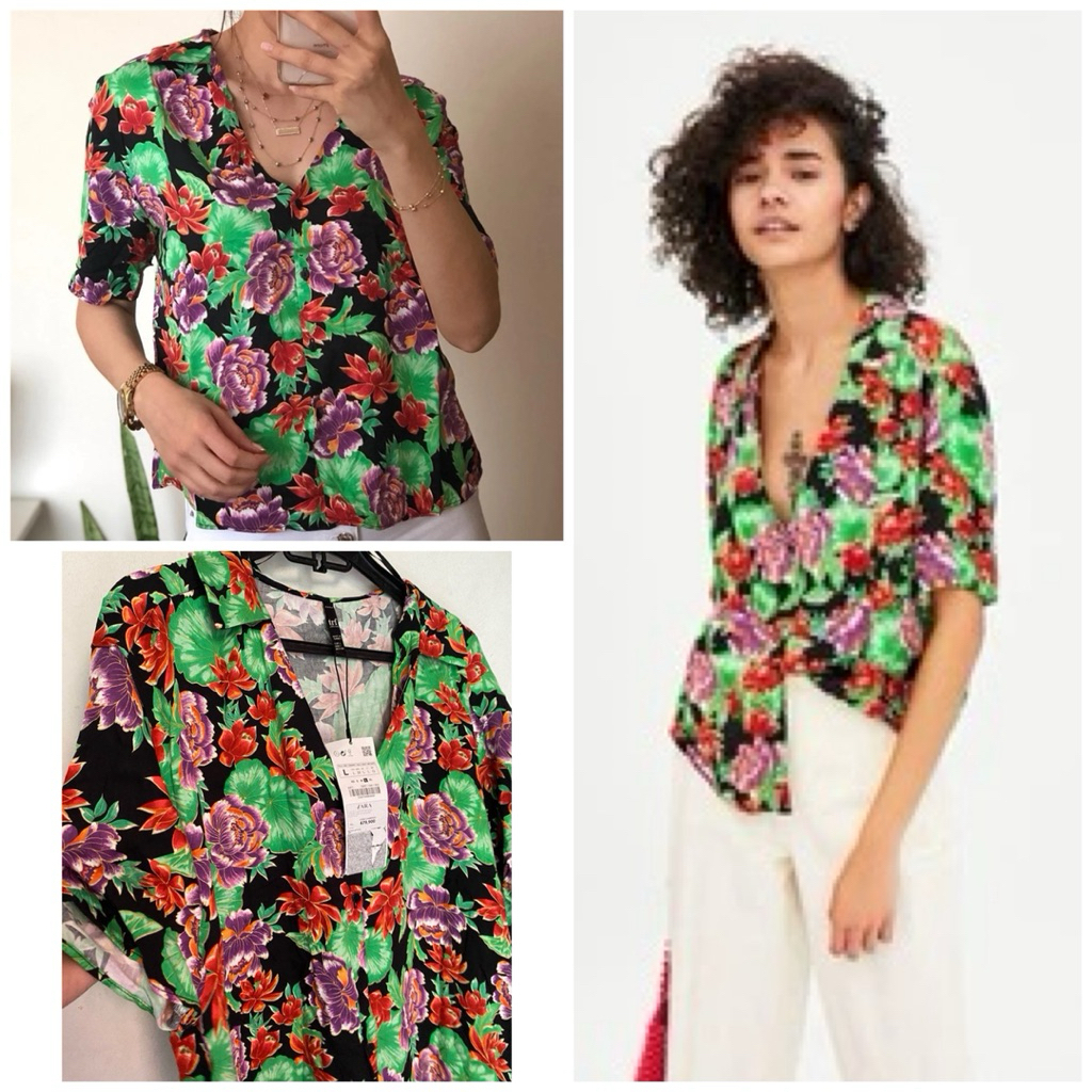 Zara Floral Blouse