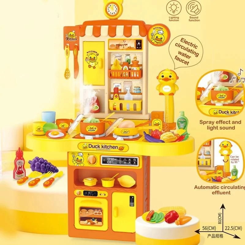 Mainan Kitchen Set Duck Spray Uap Kitchen Set Jumbo Dengan Wastafel