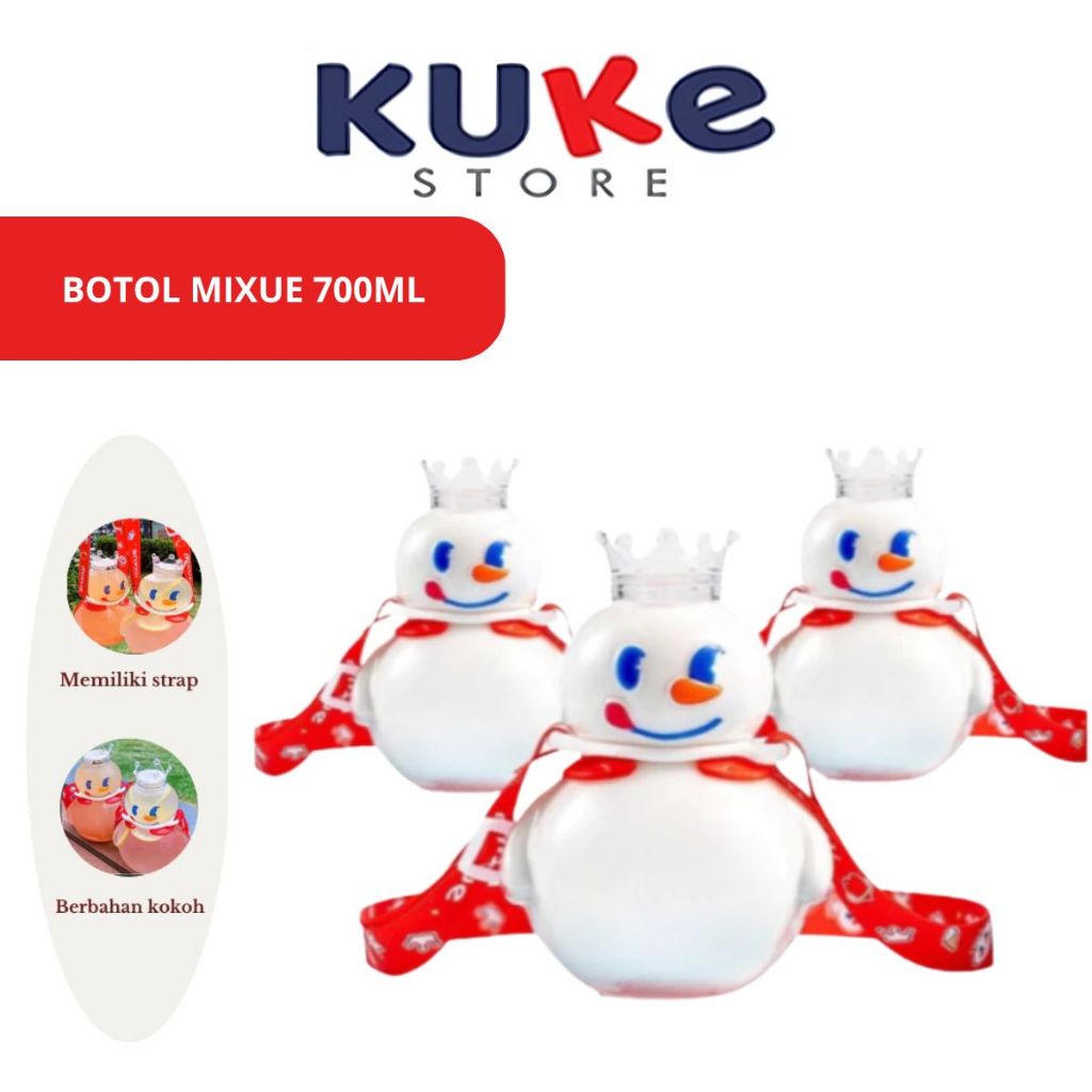 Botol Mixue Tumblr 700ml tali / TUMBLR TEMPAT BOTOL MINUM MIXUE