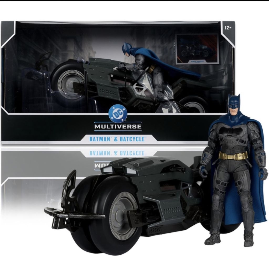 MCFARLANE TOYS BATMAN & BATCYCLE FLASH MOVIE DC MULTIVERSE ACTION FIGURE