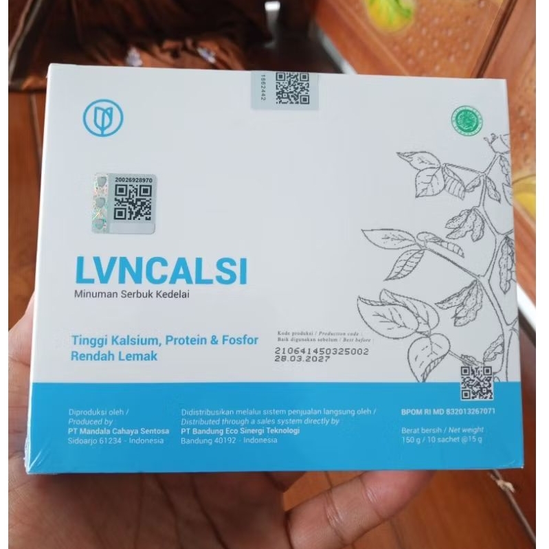 lvn calsi minuman serbuk sari kedelai