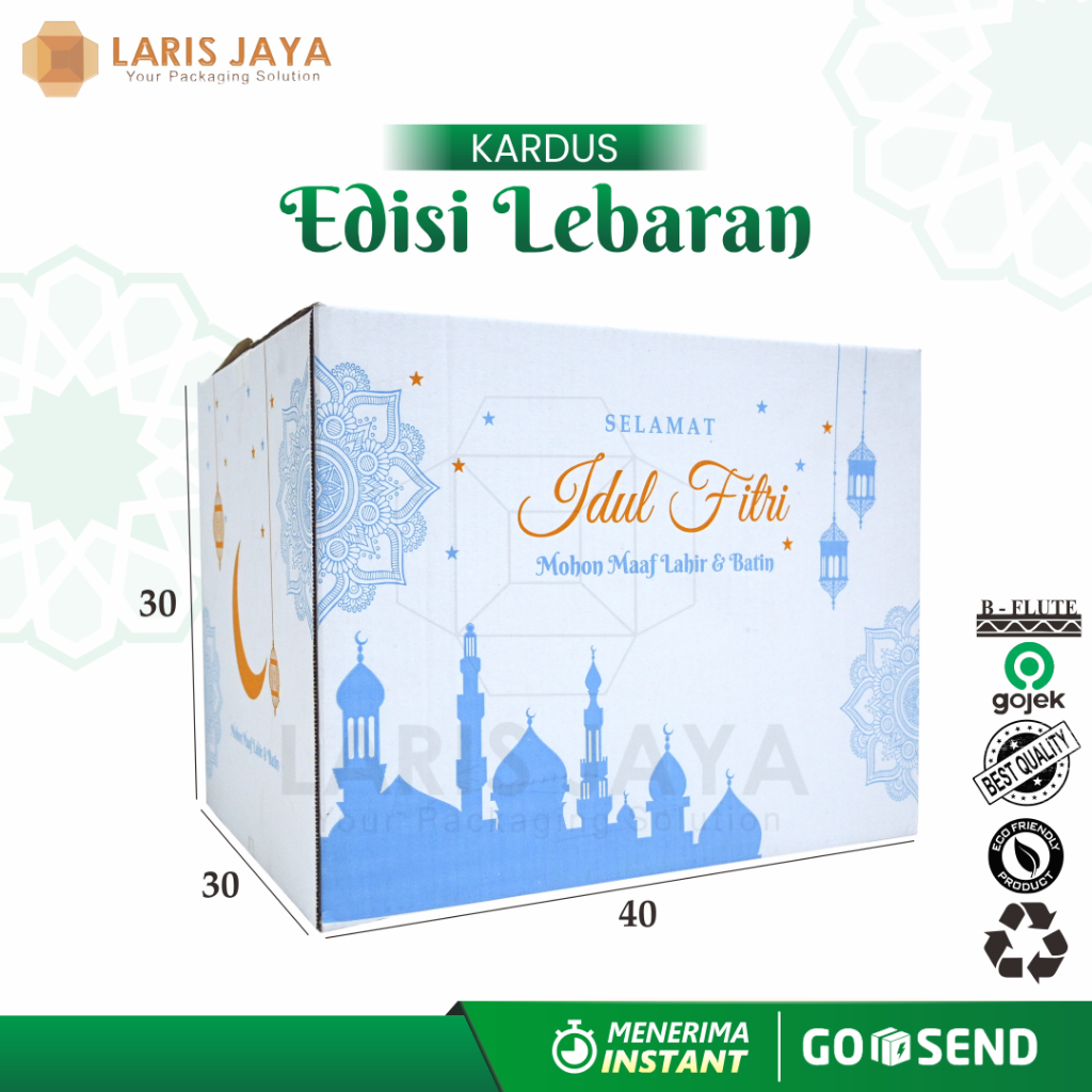 Box Parcel 40x30x 30 Kardus/Parcel Besar/Parcel/Parcell/Lebaran/Parcel lebaran/Idul Fitri/Fitri
