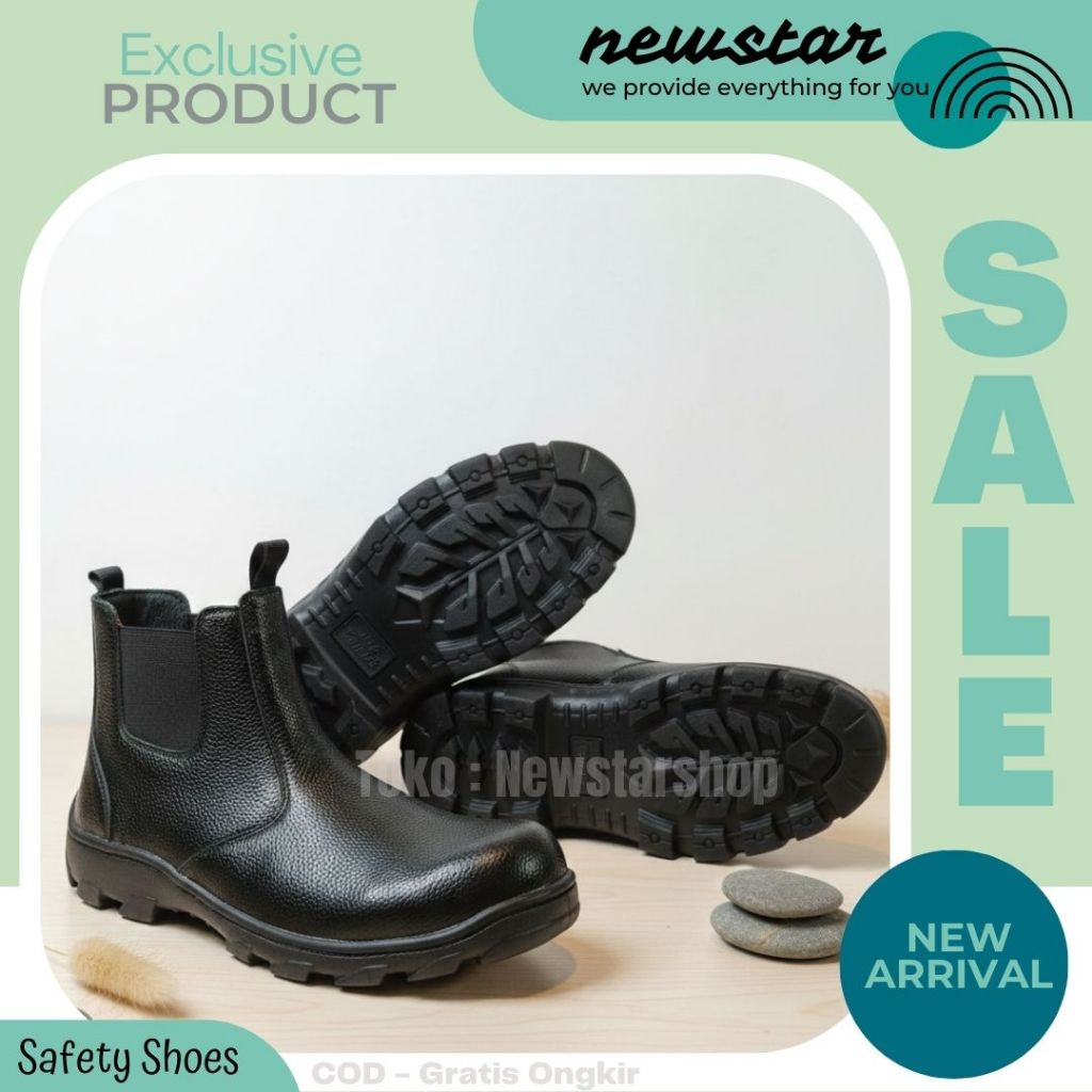 Sepatu Safety King Gregor Boots ujung besi Sepatu Proyek Industri, Shoes Safety keselamatan kerja