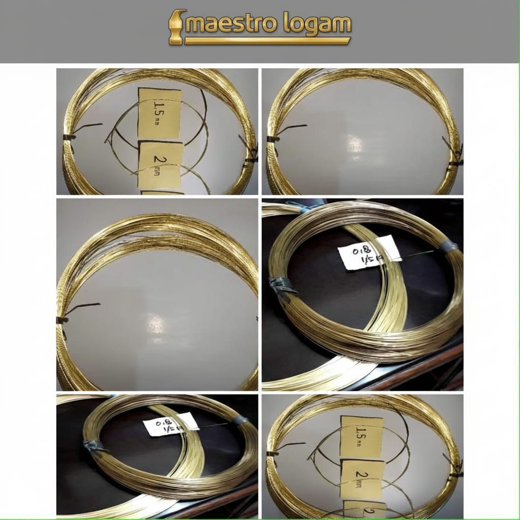 kawat las Kuningan 1kg kuningan kawat.