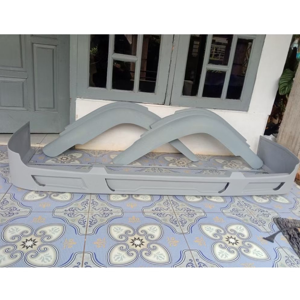 set tambahan bamper spoiler dan slebor kabin truk canter,ragasa,dynadutro,elfgiga,elfmacan,umplung (