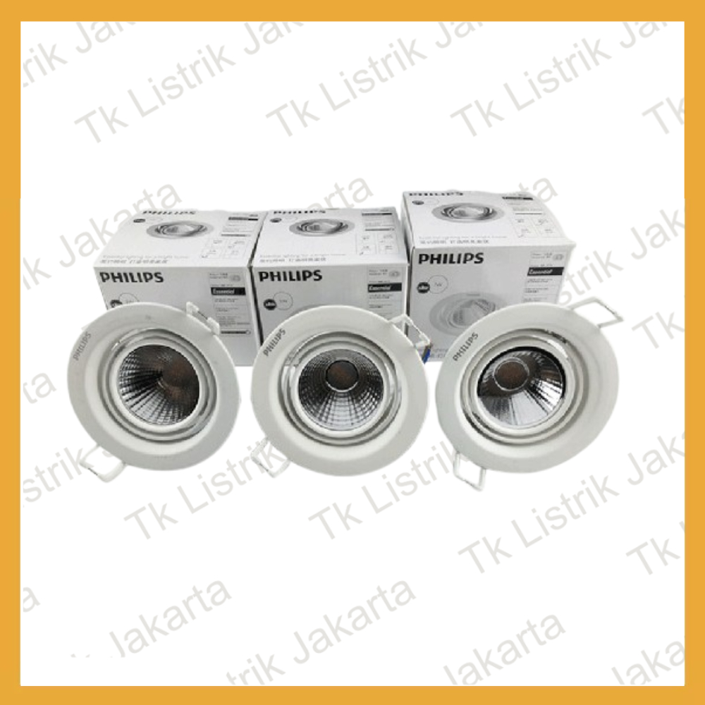 Lampu Sorot Philips Pomeron D70 3W 5W 7W Recessed Spotlight