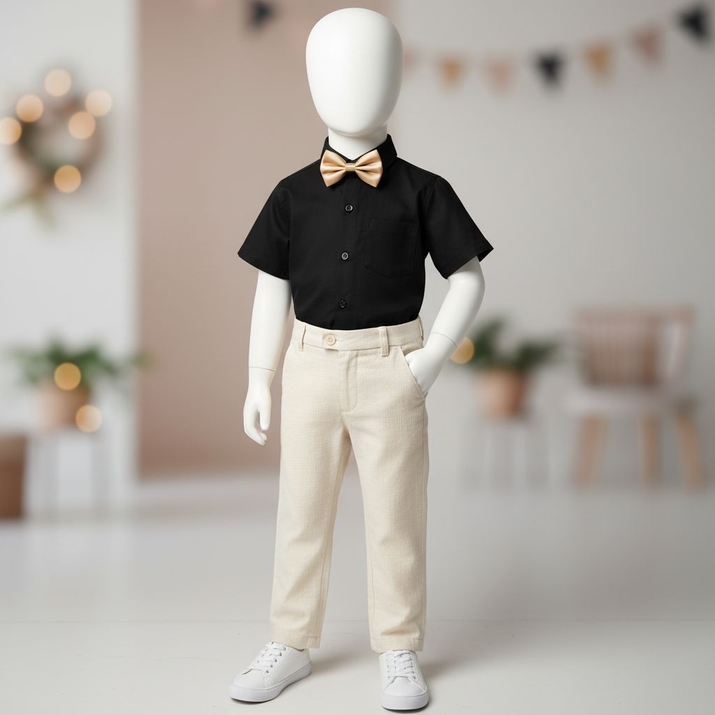 ( Free Dasi ) Kemeja Anak Laki-laki Polos Lengan Pendek Hitam Putih Maroon Merah Ungu Pink Salem Ter