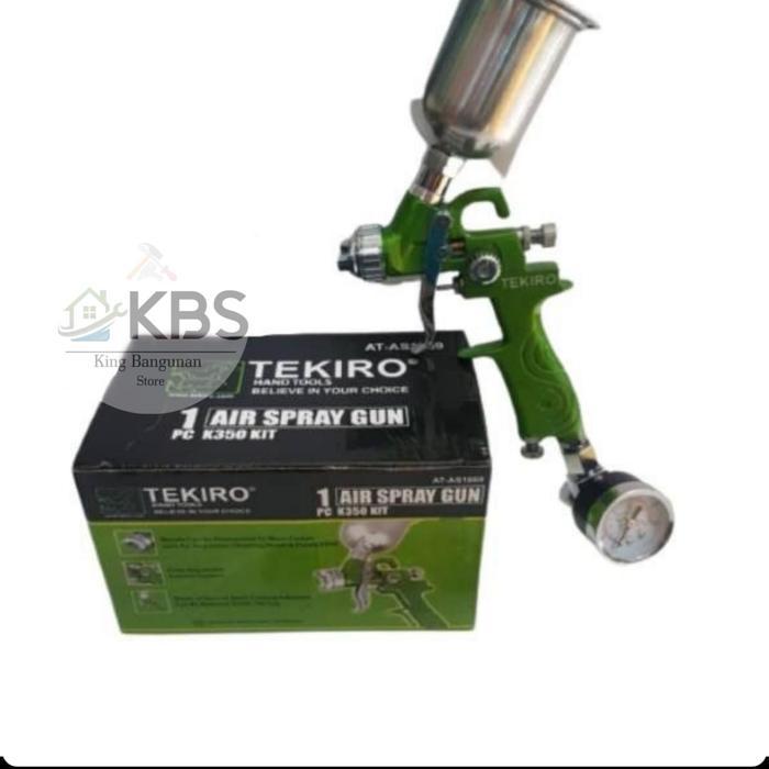 Tekiro Spray Gun K350 Kit - Spray Gun Mini Hvlp 0.8Mm Premium K-350
