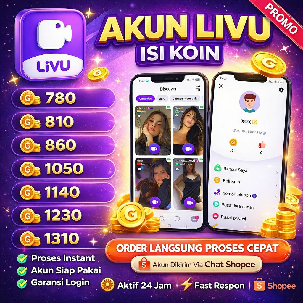 Akun LIVU Premium Gratis Koin - Akun siap pakai