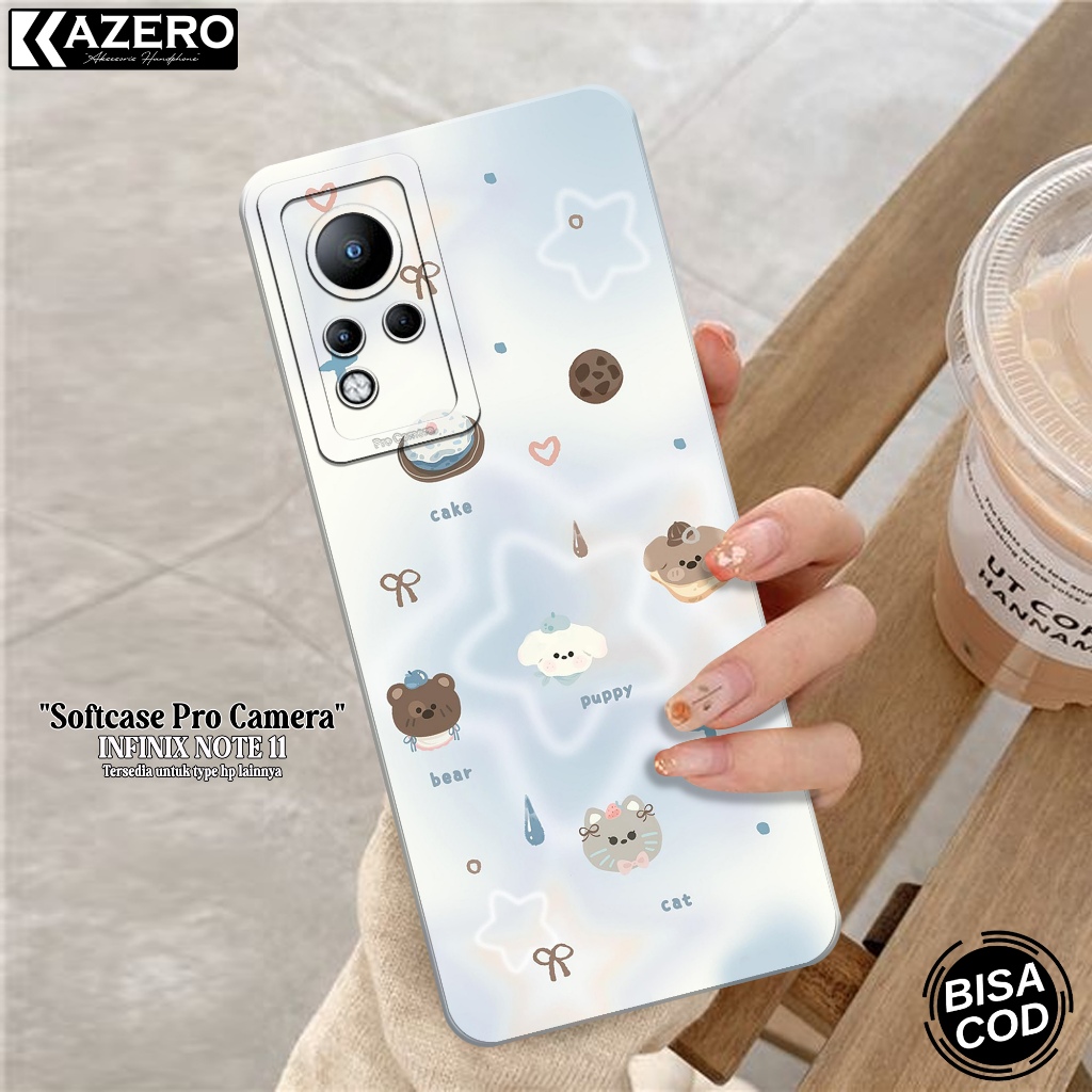 Softcase Hp INFINIX NOTE 11 Terbaru - Fashion Case Kartun - Case INFINIX NOTE 11 - Silikon Pro Camer