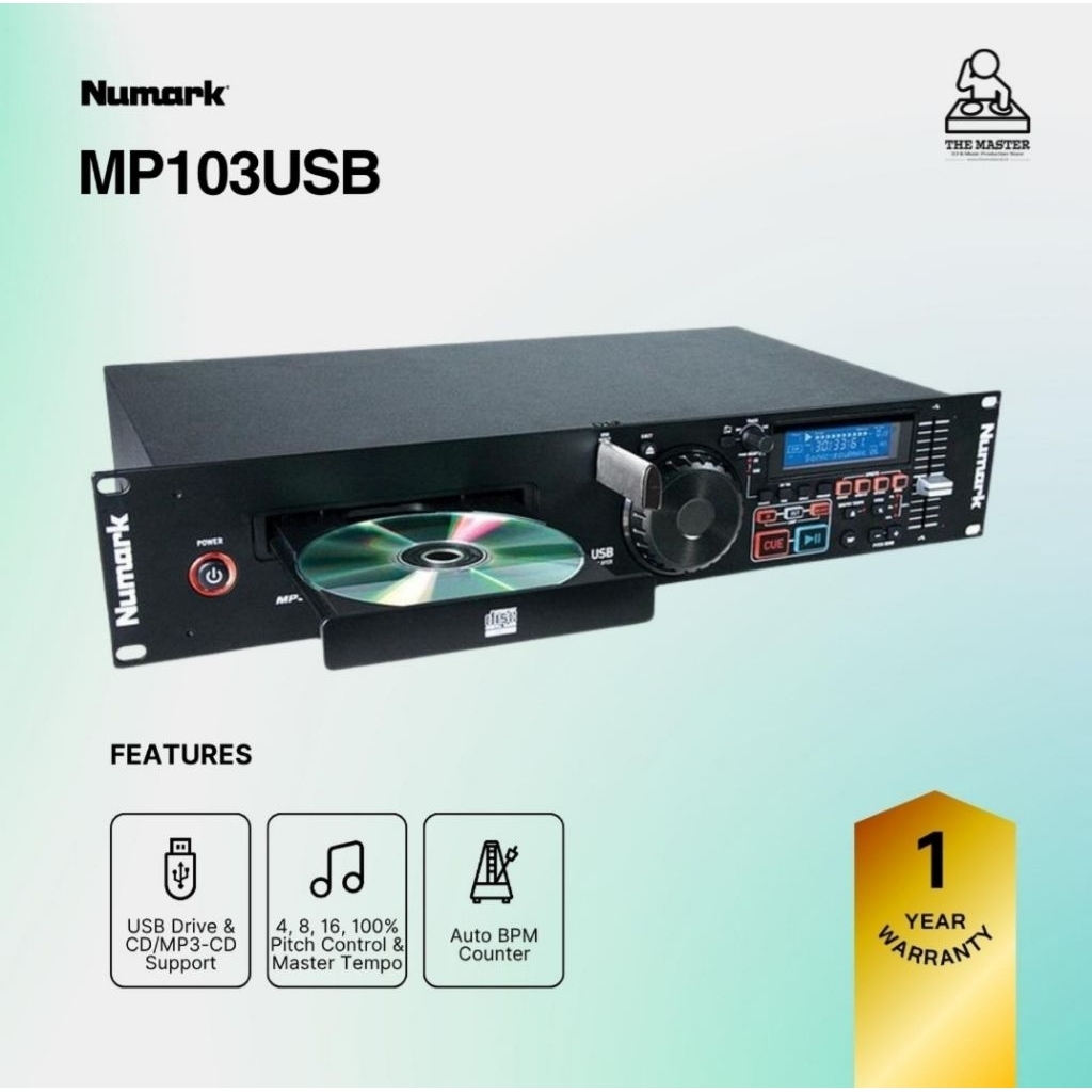 Numark MP103 USB Profesional MP3 USB CD Player