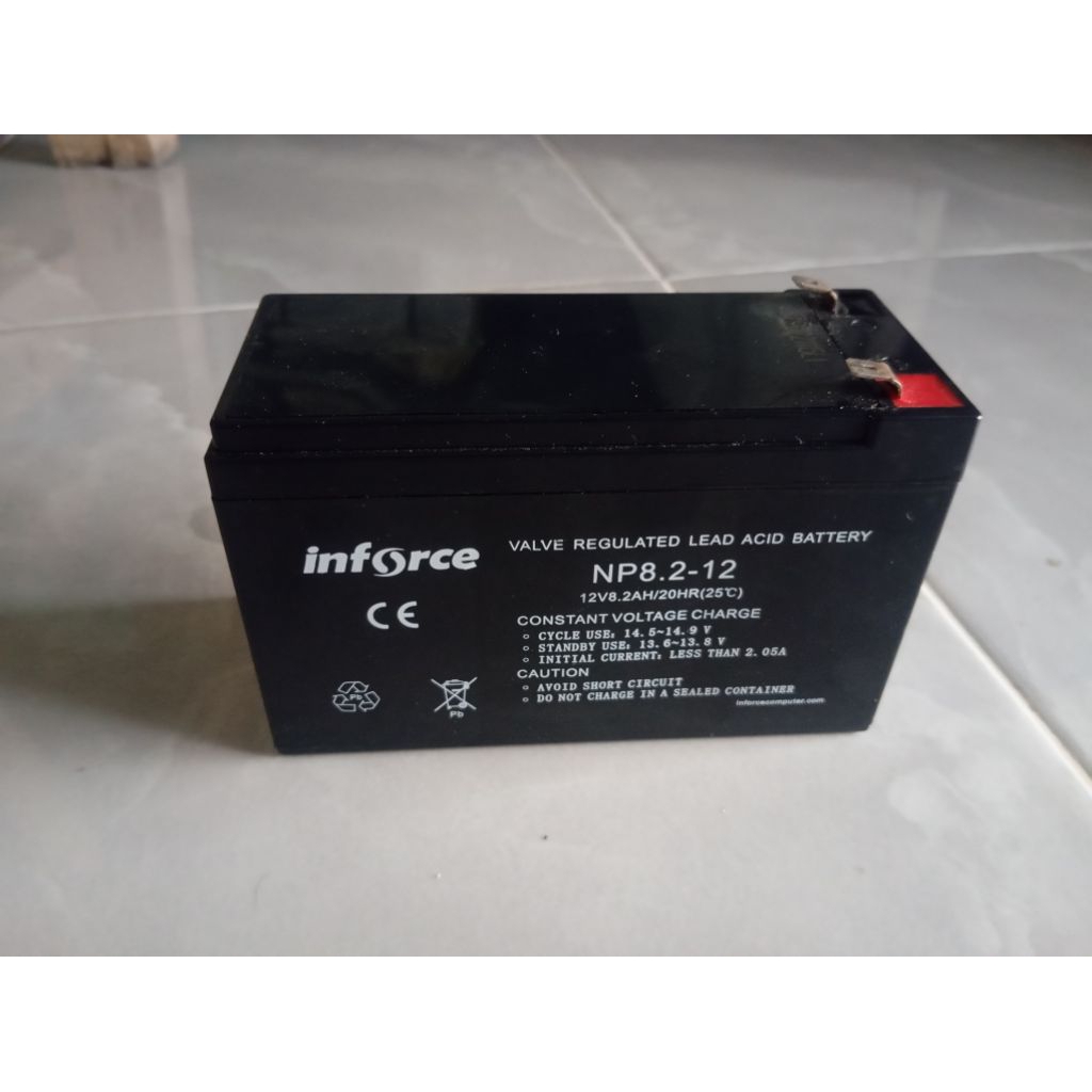 baterai vrla merk inforce copotan UPS rusak