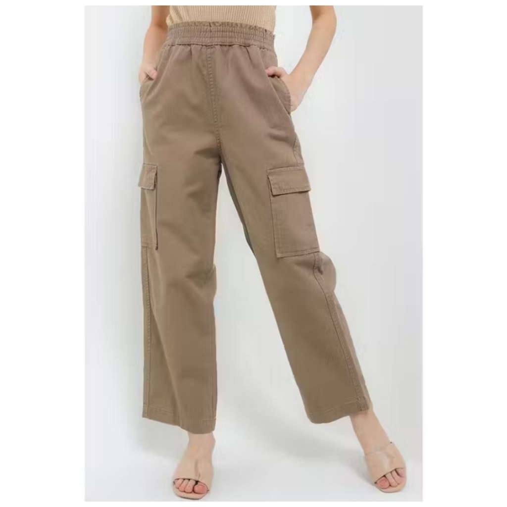 Cardinal CDL Celana Panjang Kargo Wanita ORI (Khaki)