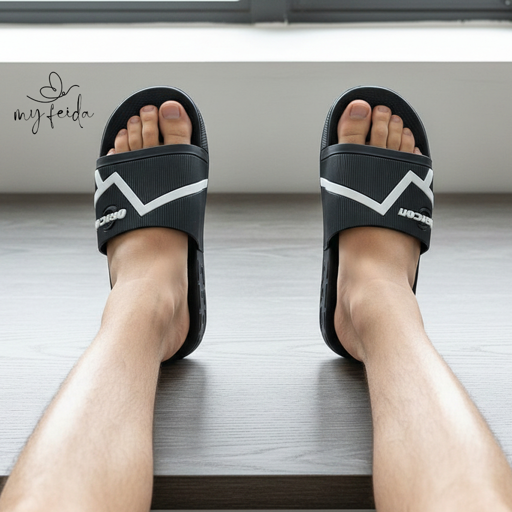 ORICON 2315-H Sendal Pria Dewasa Slip On Kekinian Nyaman Dipakai Stylish Bahan EVA Premium