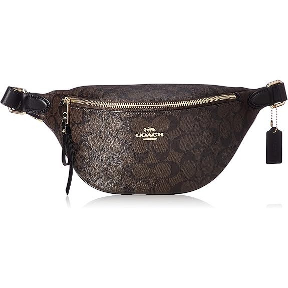 COACH Waistbag Belt Bag In Signature Canvas Coach Waistbag Cocok Untuk Pria Dan Wanita Tas Pinggang 