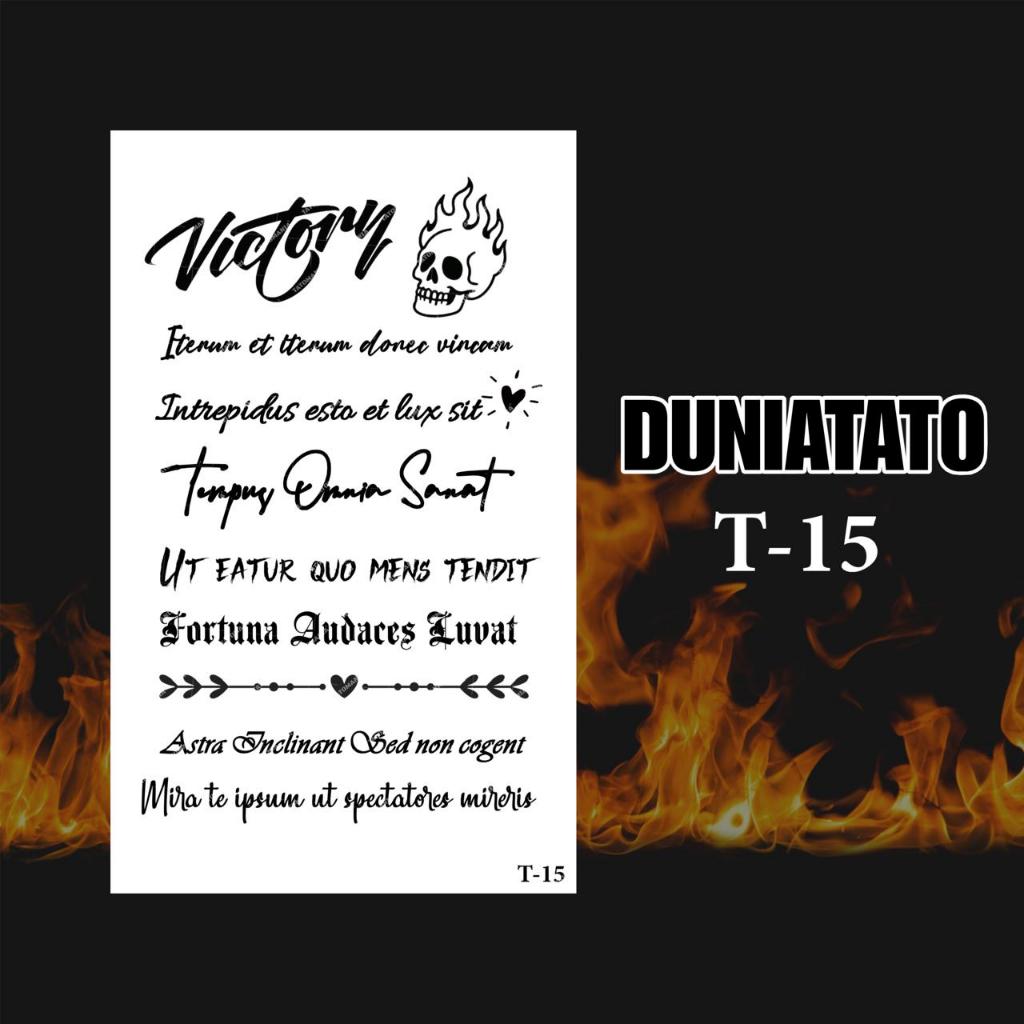 Duniatato-Stiker tato temporer semi permanen tulisan-15