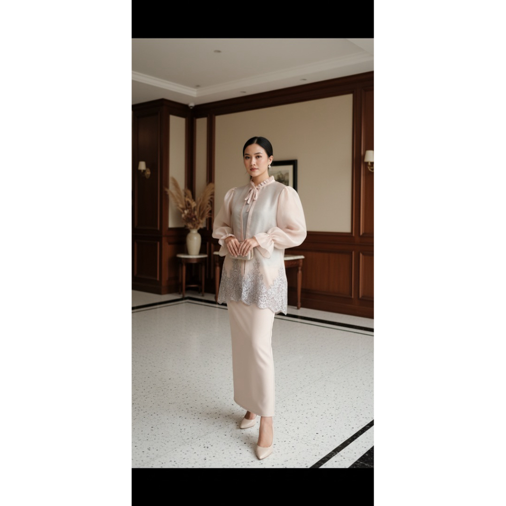 outer organza bordir