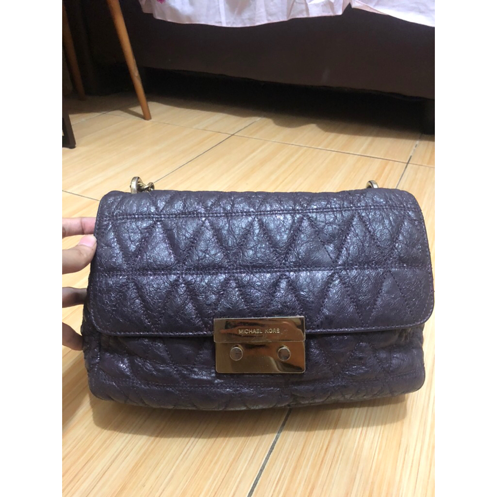 SLINGBAG MK SOULDER BAG MICHAEL KORS VIOLER UNGU TAS SLEMPANG