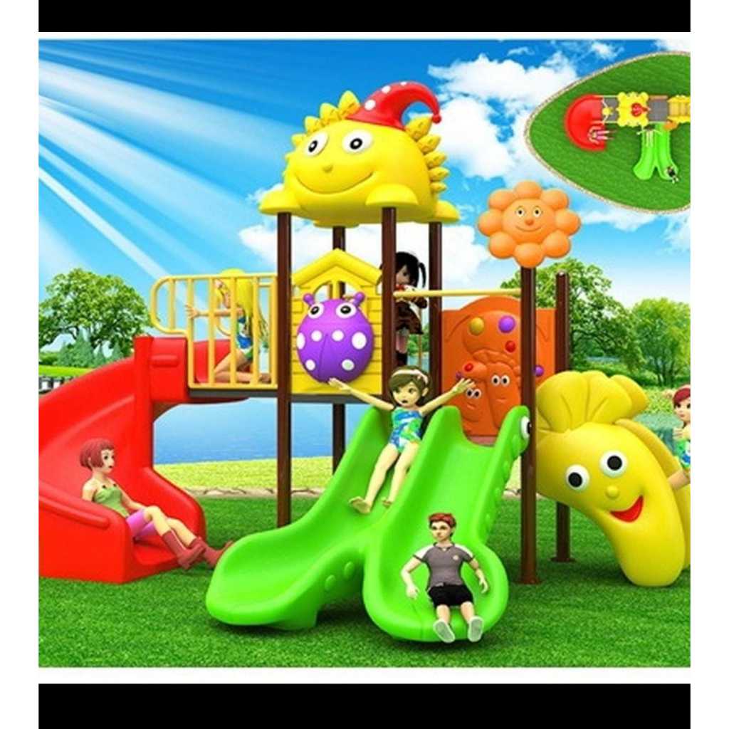 Outdoor Playground Perosotan Besar Taman Bermain Anak Playground Outdoor Mainan Anak Perosotan Besar