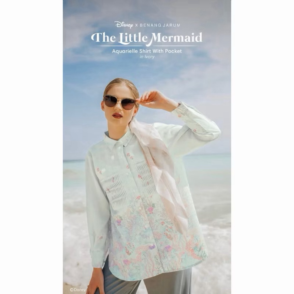 Preloved Benang Jarum X Disney The Little Mermaid Size S