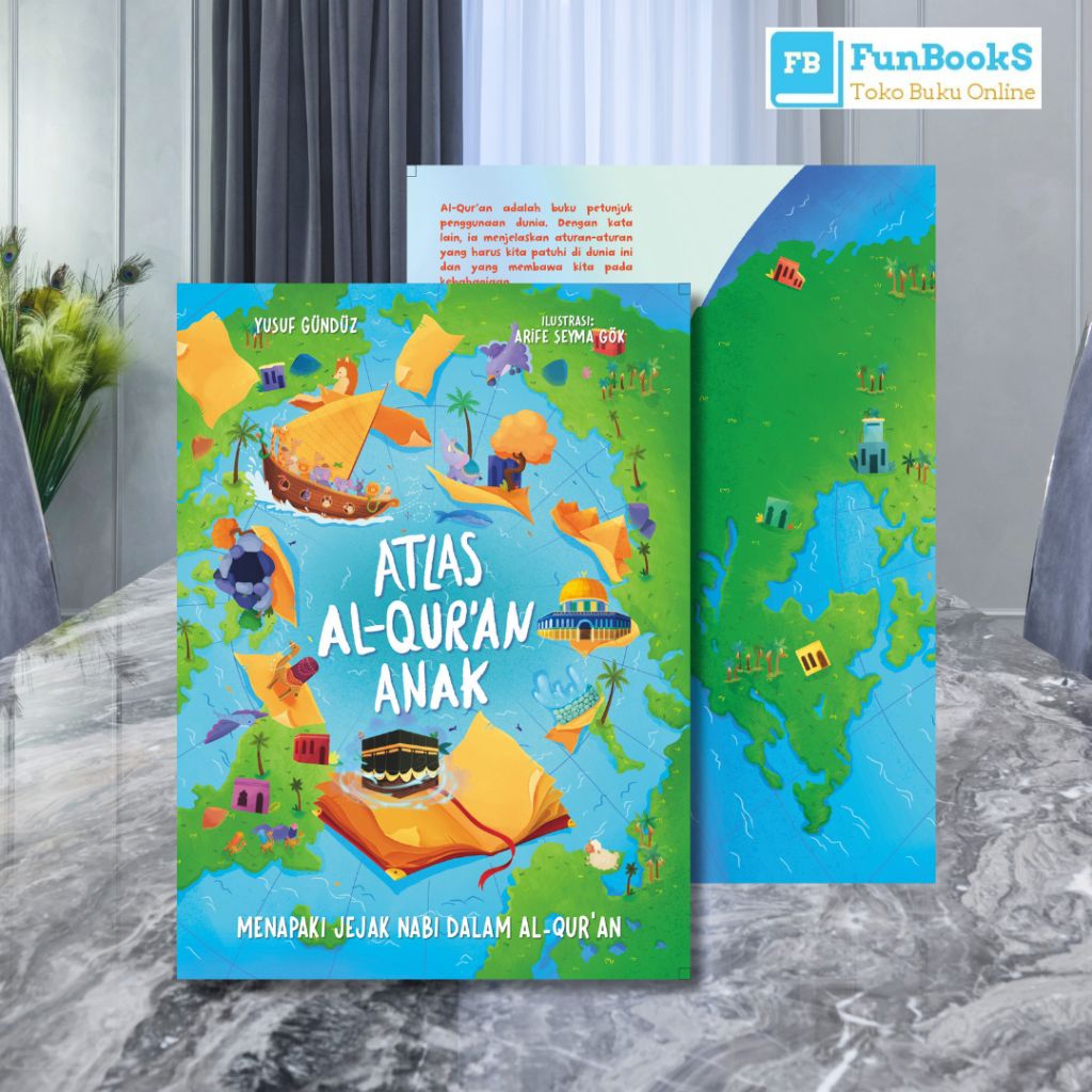 Buku Anak Islami - Atlas Al-Qur'an Anak (Kisah Nabi & Sejarah Islam)