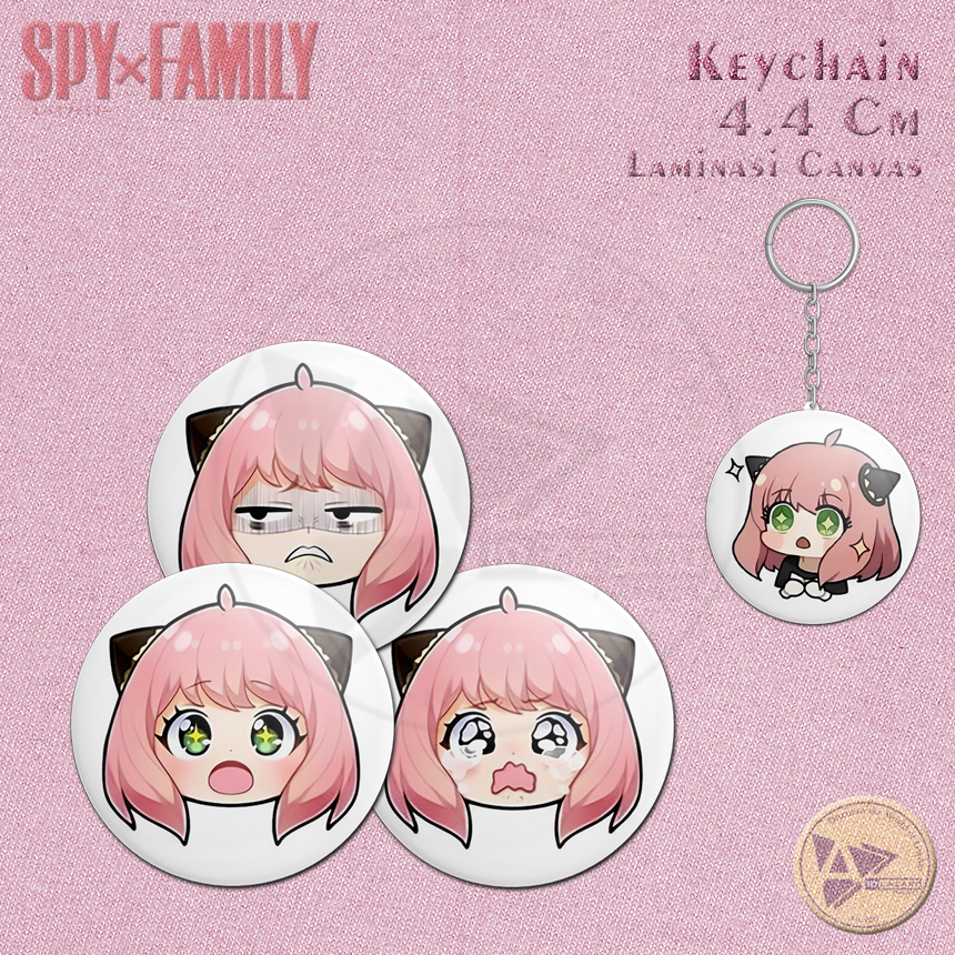 Keychain Ganci ANIME SPY X FAMILY ANYA FORGER Accessories Gantungan Kunci