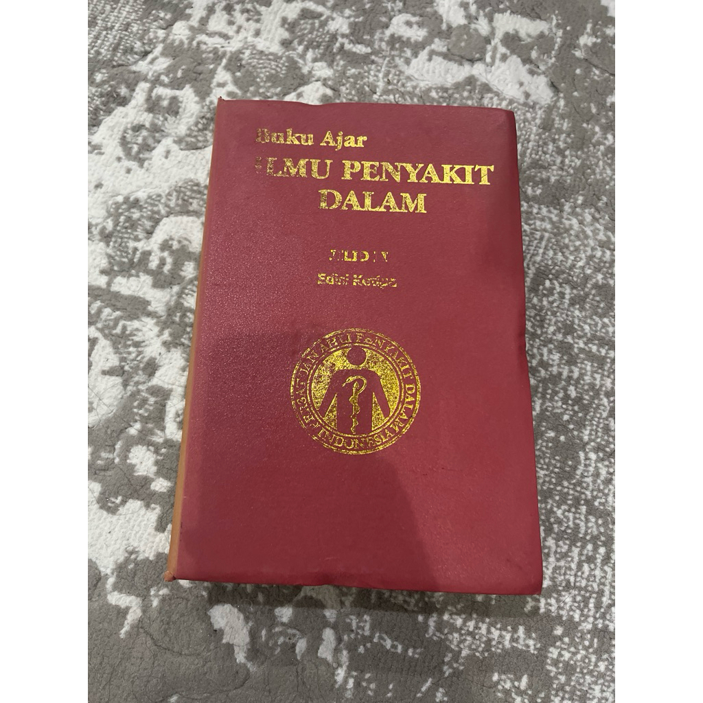 Buku Ajar Ilmu Penyakit Dalam Buku Kedokteran - Buku Bekas - PRELOVED BOOK - Buku Layak Pakai - Buku