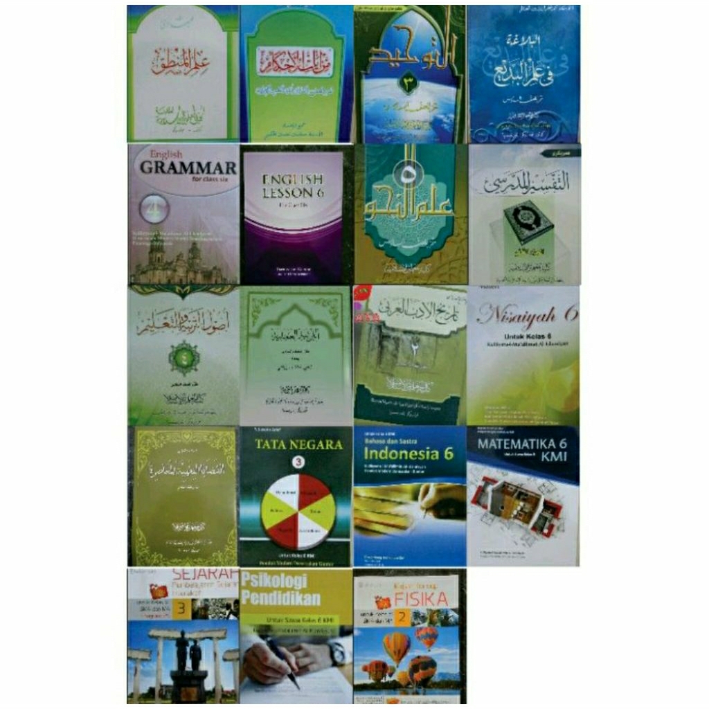 Buku Paket Kelas 6 KMI Gontor Putra - Putri