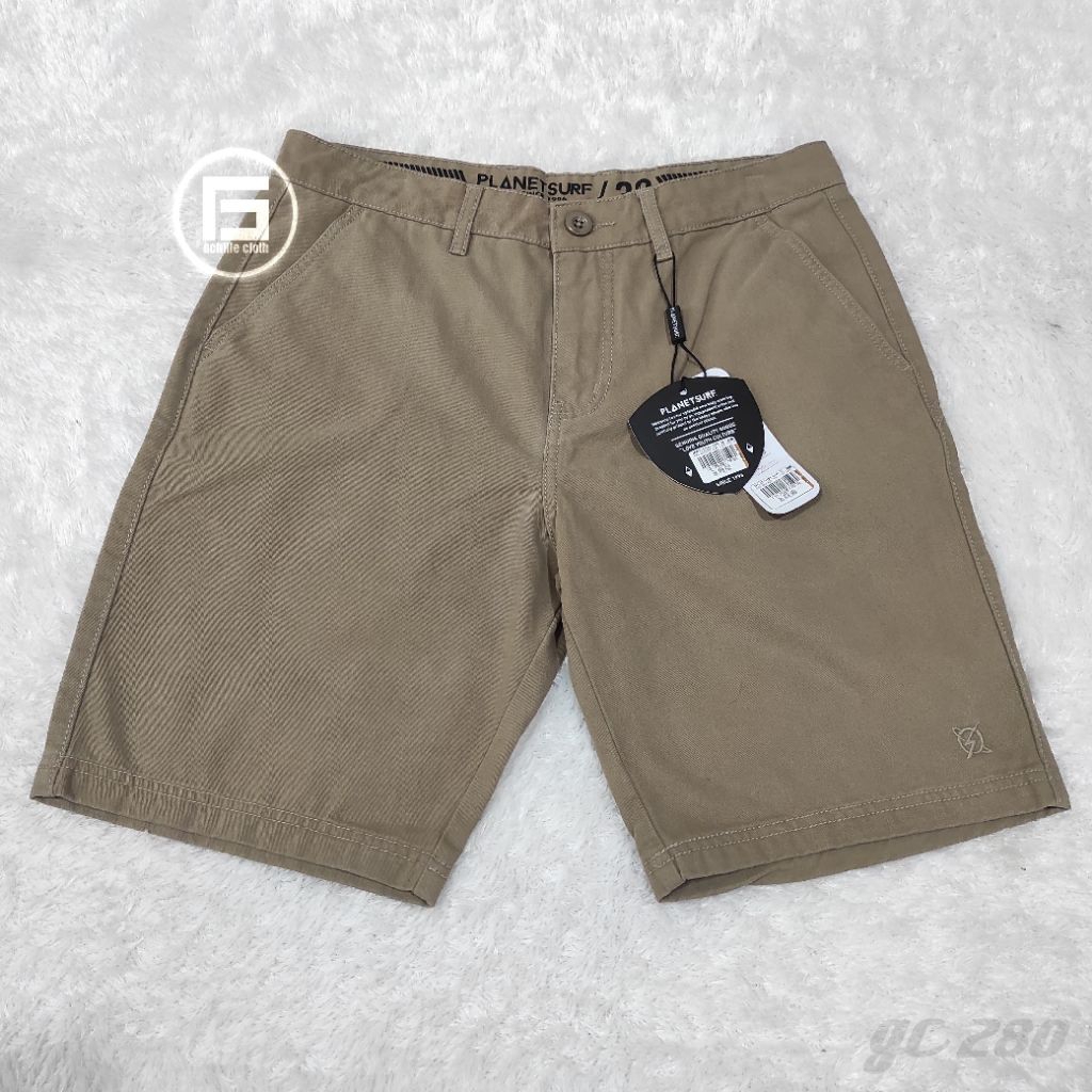original celana pendek planet surf brown size 32