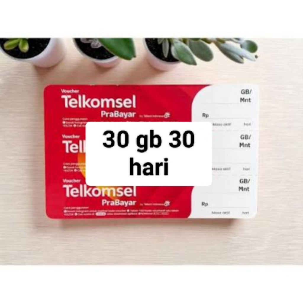 VOUCHER DATA TELKOMSEL 30 GB 30 HARI