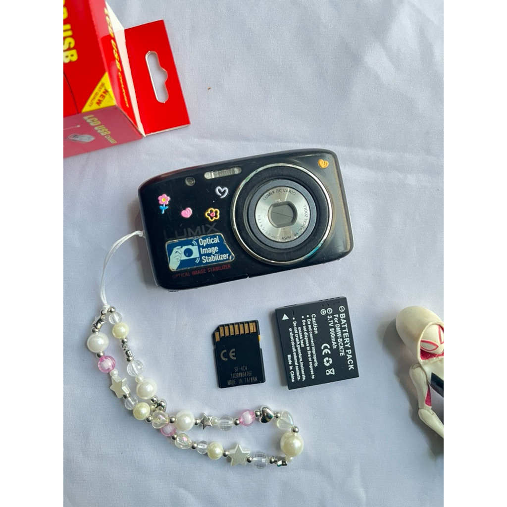 Kamera digicam Lumix Dmc S2 Black Fullset