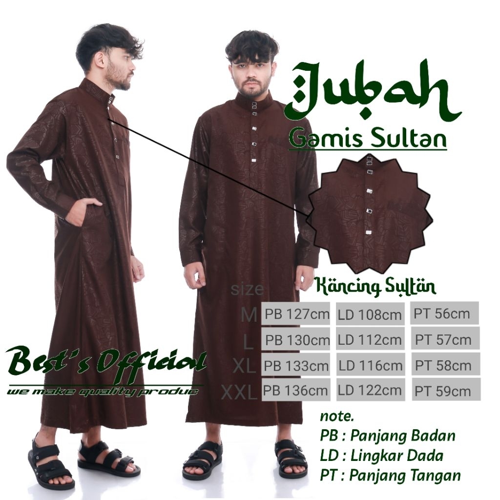 JUBAH SULTAN GAMIS PRIA PREMIUM