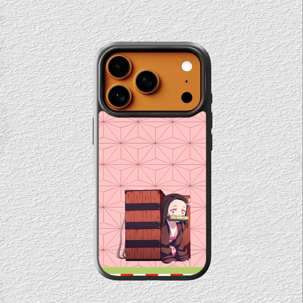 Case Hybrid Casing Softcase iphone 17 16 15 14 13 12 11 Pro Max Mini Plus X Xs Max XR Nezuko Box Kim