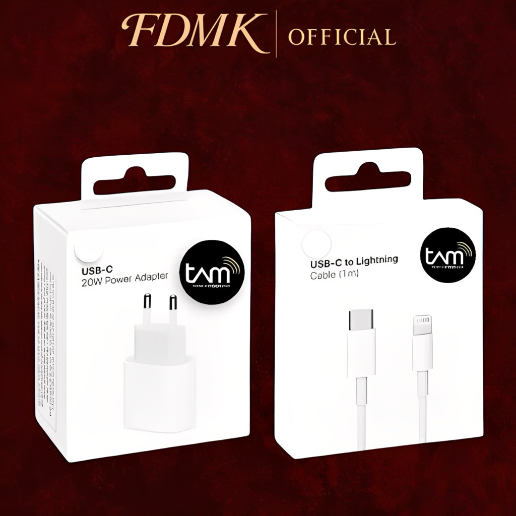 Charger Adapter iPhone 20W USB-C Original Adaptor Kepala Charger iPhone 17 16 15 14 13 12 11 Type C 