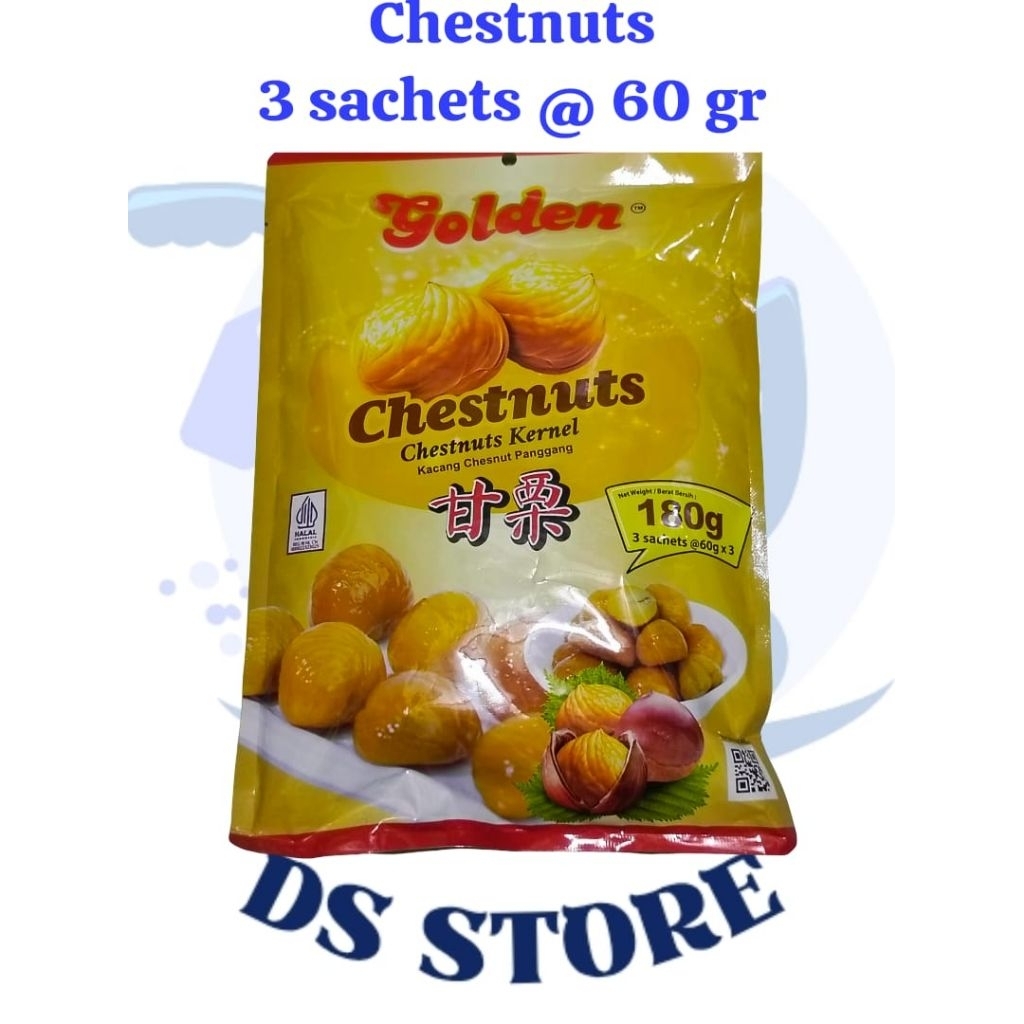 Golden chestnuts kernel 180g kacang panggang
