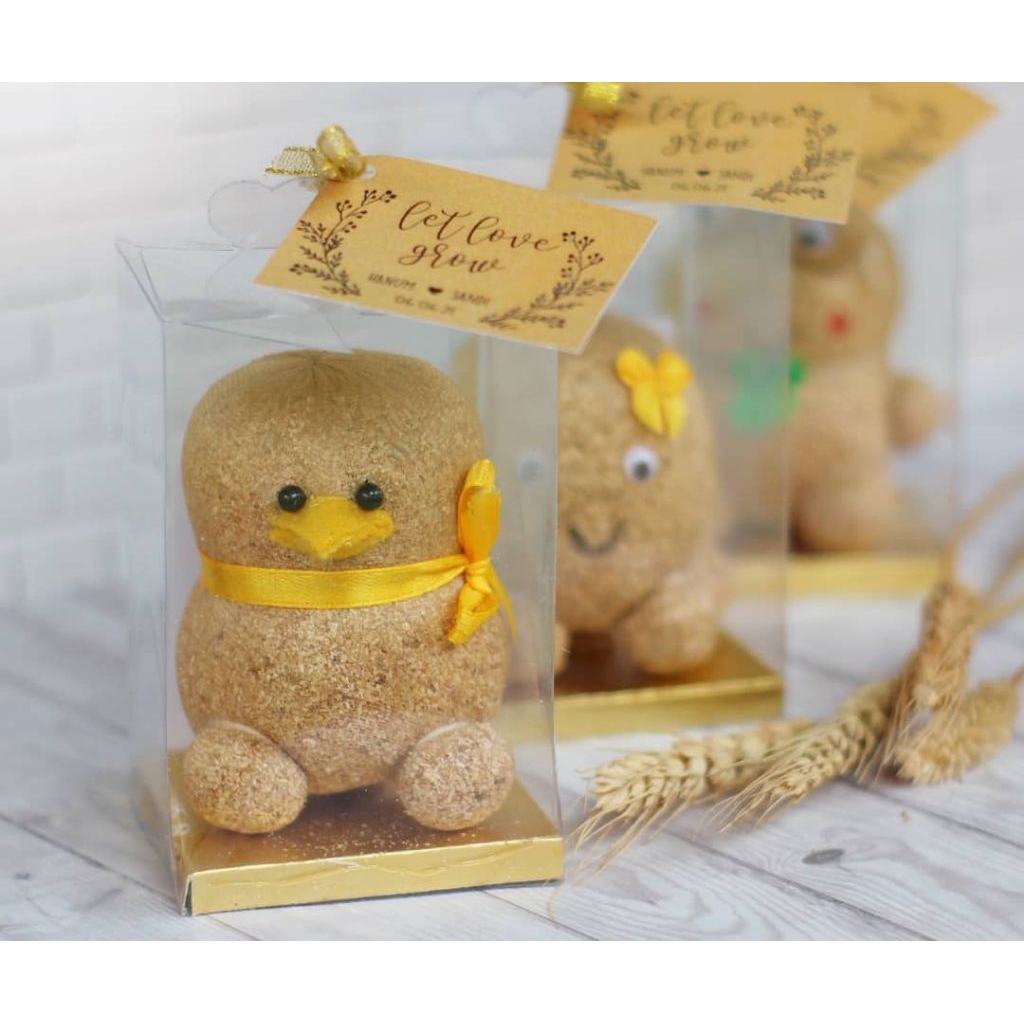 Boneka Horta Tanaman Rumput Grassdoll Mainan Edukasi Anak Souvenir Pembelajaran Berkebun Tumbuh RUMP