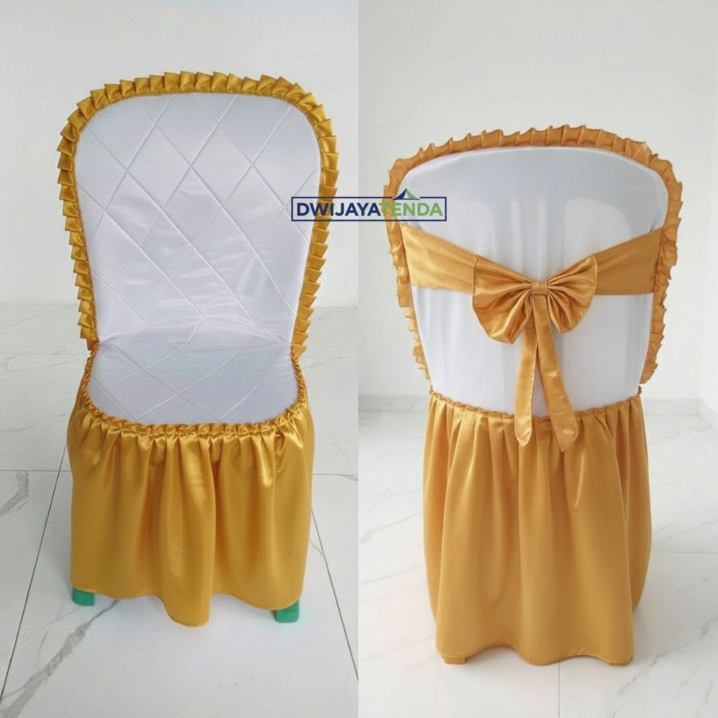 Sarung kursi napoly 101,102,100 busa dan pita/Sarung kursi napoly plastik busa dan pita kain filamin