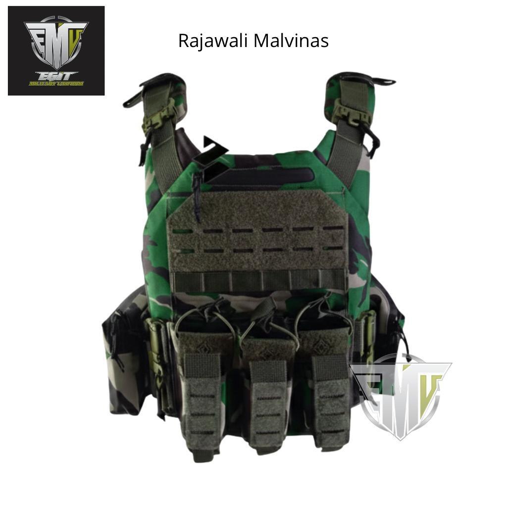 ROMPI BODY VEST RAJAWALI TNI POLISI DOUBLE QUICK RELEASE ROMPI ANTI PELURU BODYVEST LORENG MALVINAS