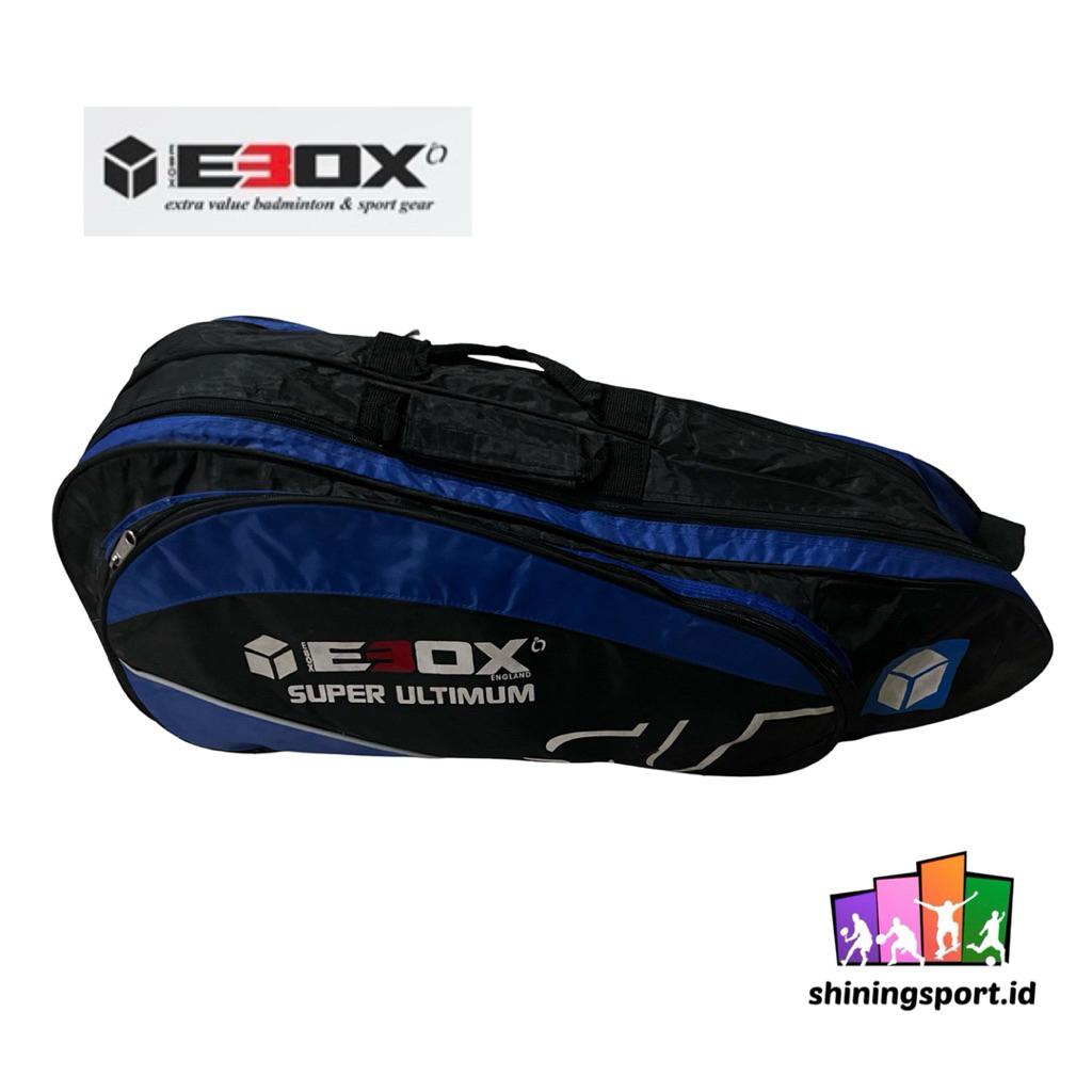 Tas Raket Badminton Ebox 2R Ransel Super Ultimum 100% Original