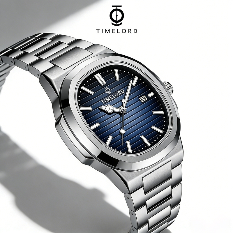 LIVE TIMELORD 2066 Jam tangan pria Kaca Safir Watches Cowok Keren Keemasan Men Watches Original