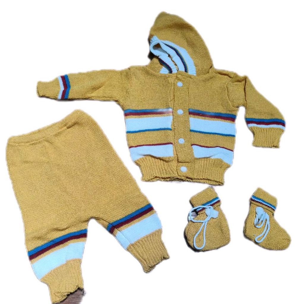 Bayi 0-1 Tahun Mantel Jaket Rajut Bayi Baru Lahir New born